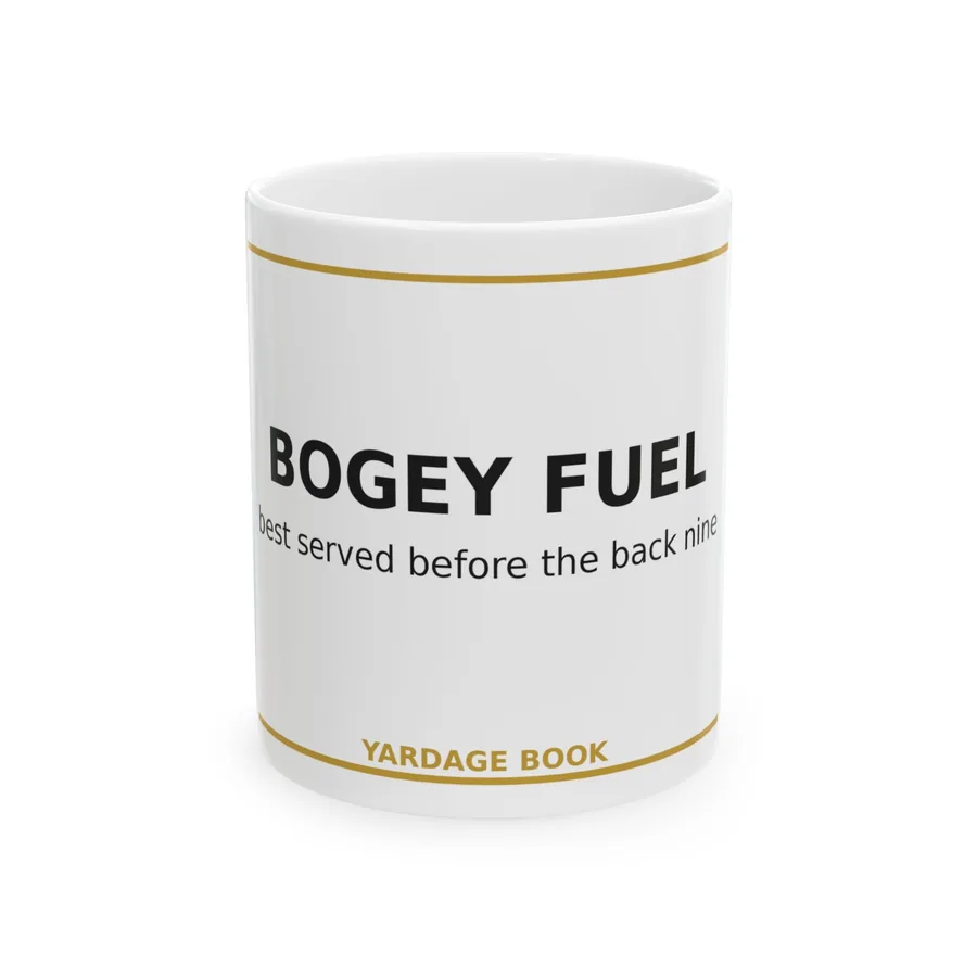 Bogey Fuel coffee mug by Yardage Book