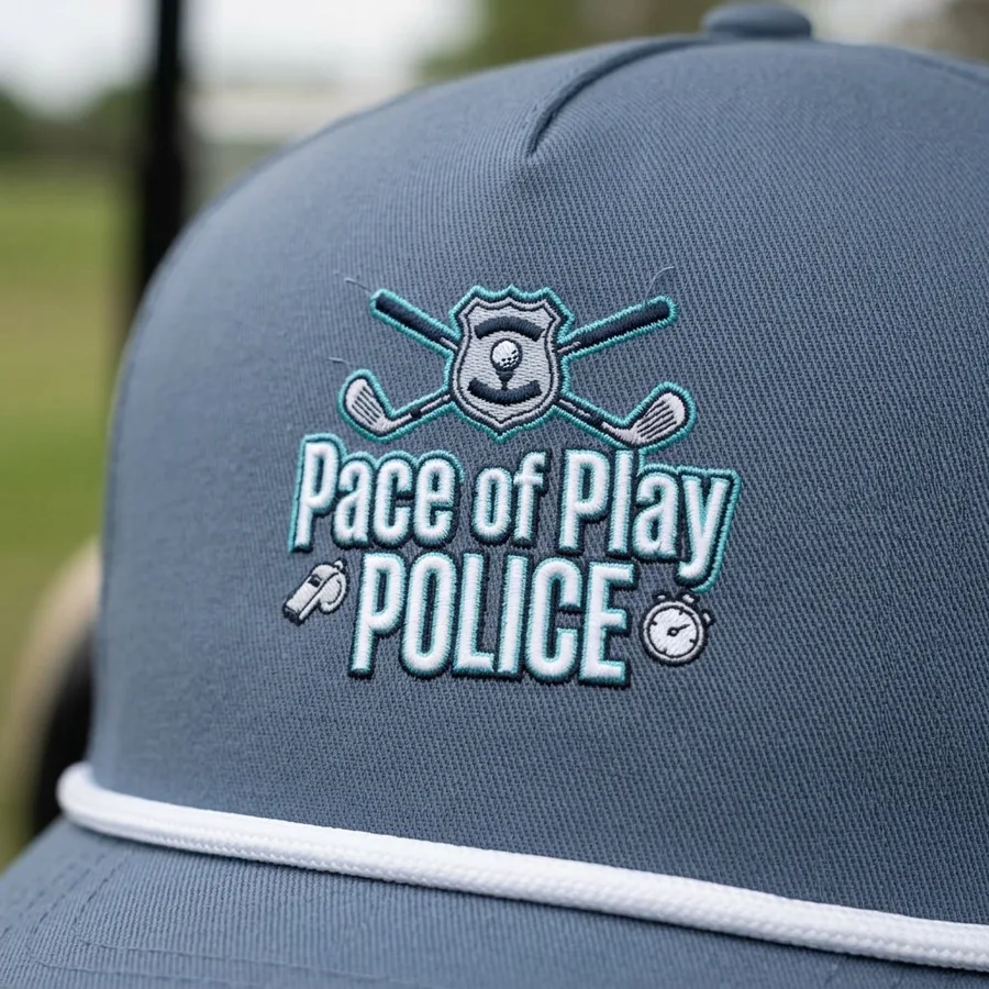 Pace of Play Police rope hat by Yardage Book