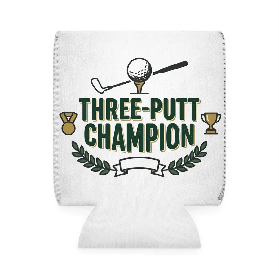 Three-Putt Champion can cooler